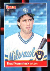 1988 Donruss Baseball Cards    583     Brad Komminsk